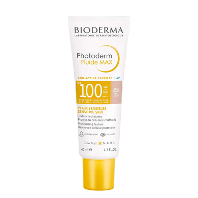 ضد آفتاب رنگی فتودرم فلوئید مکس بایودرما Bioderma Photoderm Fluide Max Light Spf 100