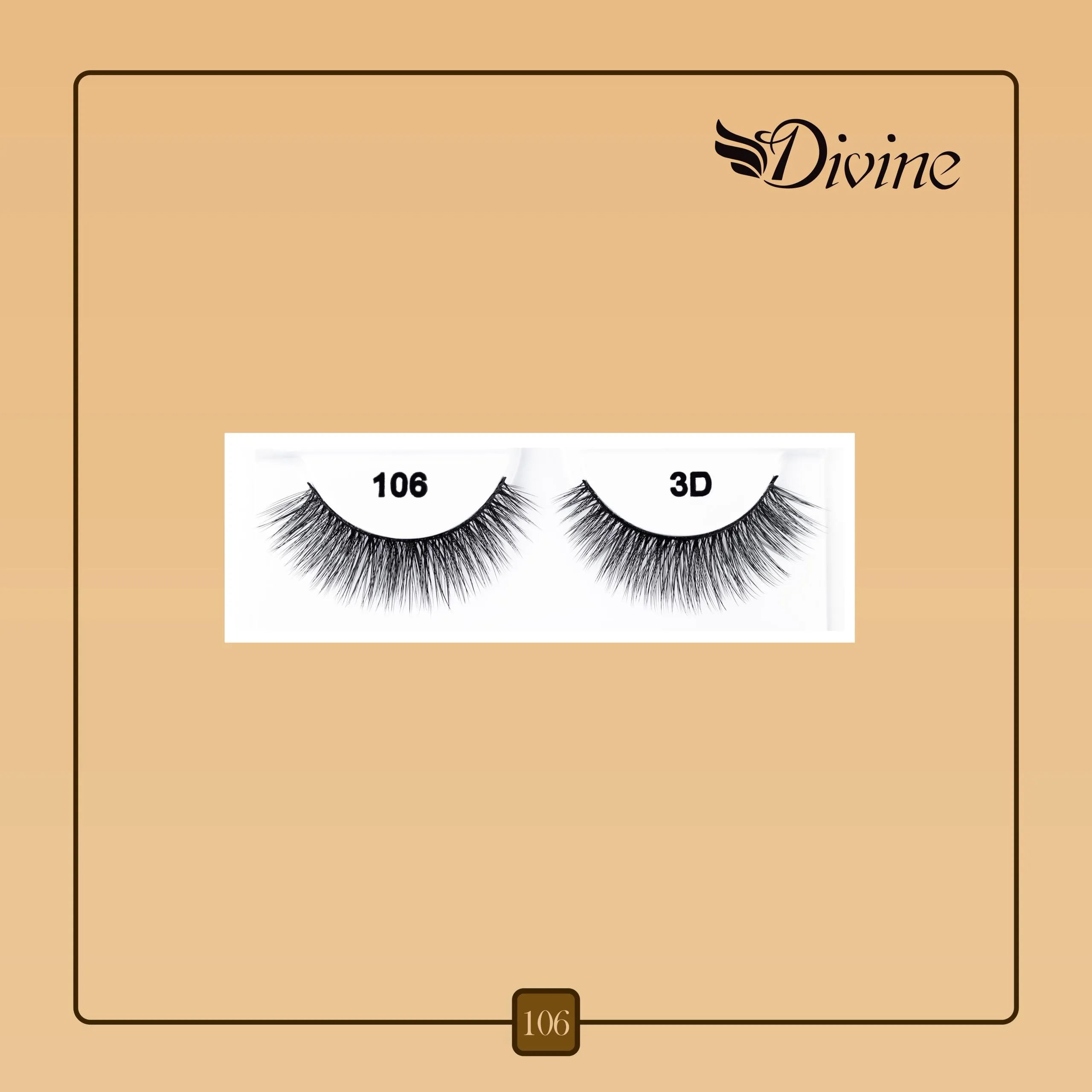 مژه جفتی 3D دیواین – حجم طبیعی و چشمگیر