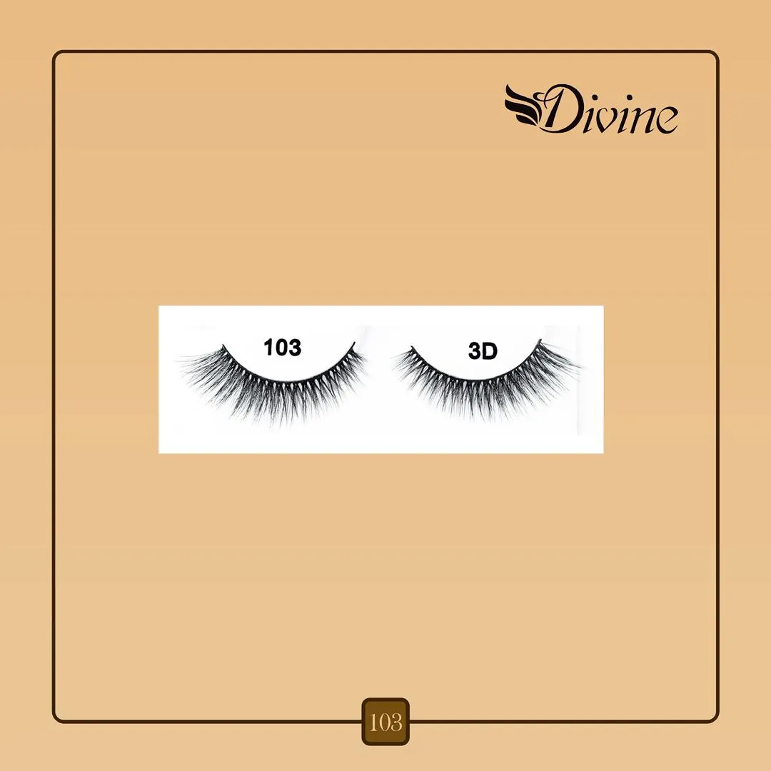 مژه جفتی 3D دیواین – حجم طبیعی و چشمگیر