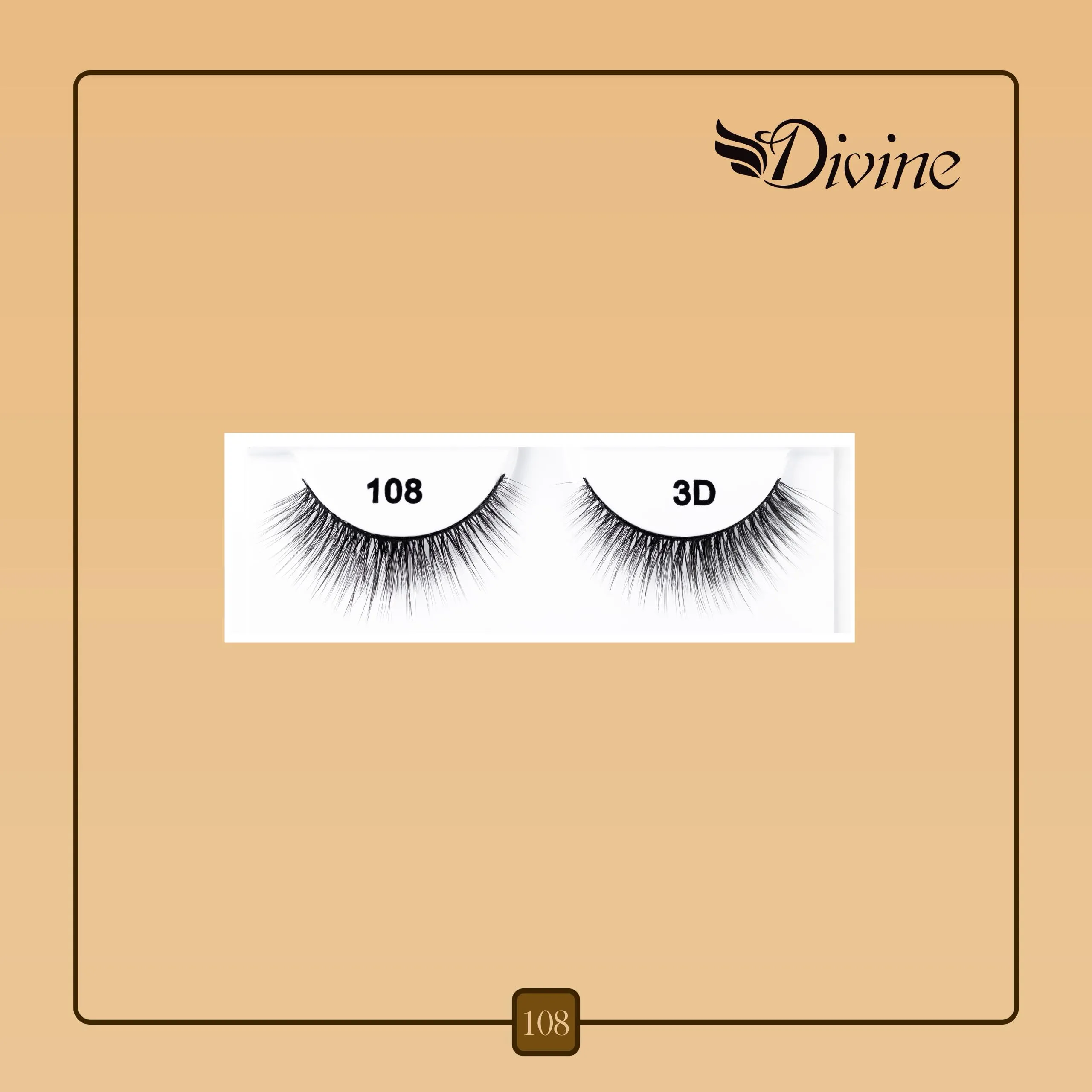 مژه جفتی 3D دیواین – حجم طبیعی و چشمگیر